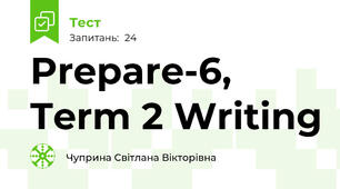 Prepare-6, Term 2 Writing