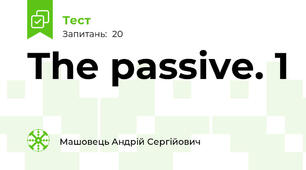 The passive. 1