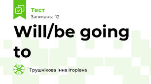 Will/be going to