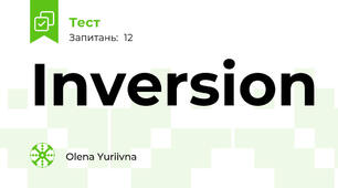 Inversion