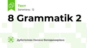 8 Grammatik 2