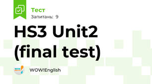 HS3 Unit2 (final test)