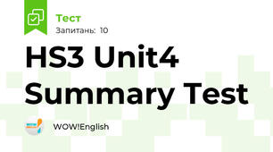 HS3 Unit4 Summary Test