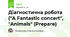 Діагностична робота ("A Fantastic concert", "Animals" (Prepare)