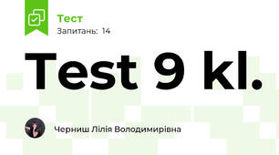 Test 9 kl.