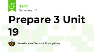 Prepare 3 Unit 19 