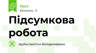 Підсумкова робота