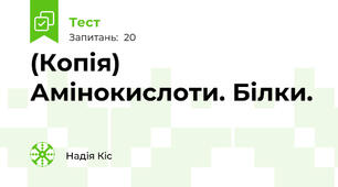 (Копія) Амінокислоти. Білки.