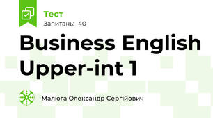 Business English Upper-int 1