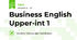Business English Upper-int 1