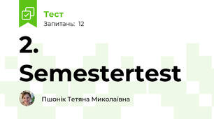 2. Semestertest