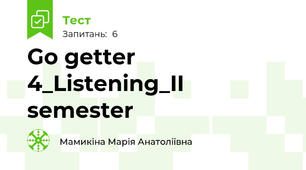 Go getter 4_Listening_II semester