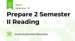 Prepare 2 Semester II Reading