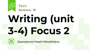 Writing (unit 3-4) Focus 2 