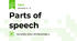 Parts of speech