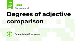 Degrees of adjective comparison