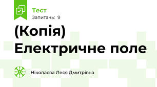 (Копія) Електричне поле