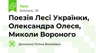 Поезія Лесі Українки, Олександра Олеся, Миколи Вороного