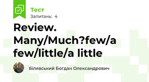 Review. Many/Much?few/a few/little/a little