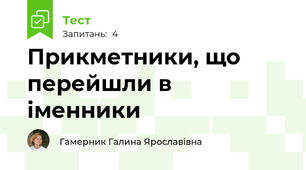 Прикметники, що перейшли в іменники