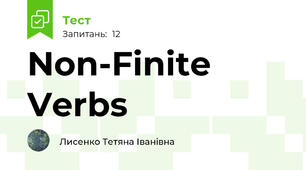 Non-Finite Verbs 