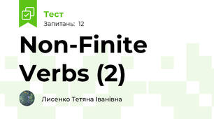 Non-Finite Verbs (2)