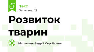 Розвиток тварин