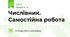 Числівник. Самостійна робота