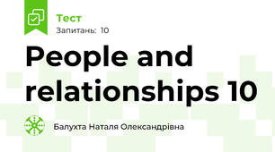 People and relationships 10
