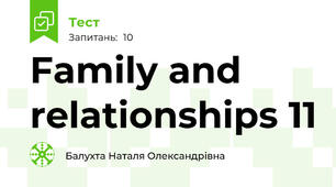 Family and relationships 11