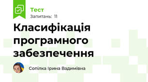  Класифікація програмного забезпечення