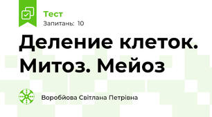 Деление клеток. Митоз. Мейоз