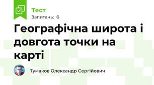 Географічна широта і довгота точки на карті