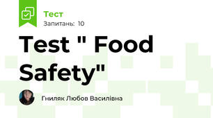 Test " Food Safety"