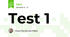 Test 1