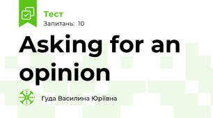 Asking for an opinion