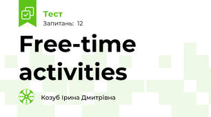 Free-time activities