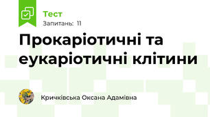 Прокаріотичні та еукаріотичні клітини