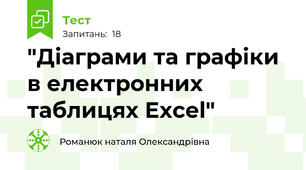  "Діаграми та графіки в електронних таблицях Excel"