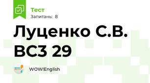 Луценко С.В. BC3 29