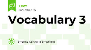 Vocabulary 3