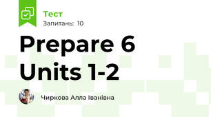 Prepare 6 Units 1-2 