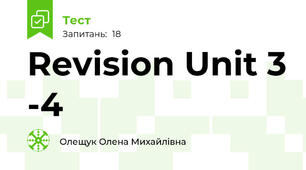 Revision Unit 3 -4