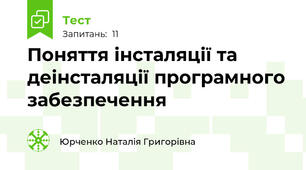 Поняття інсталяції та деінсталяції програмного забезпечення
