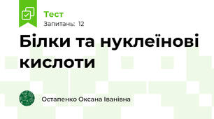 Білки та нуклеїнові кислоти