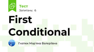First Conditional