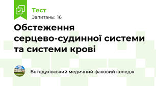 Обстеження серцево-судинної системи та системи крові
