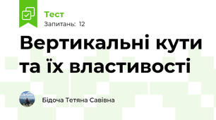 Вертикальні кути та їх властивості