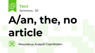 A/an, the, no article