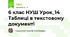 6 клас НУШ Урок_14 Таблиці в текстовому документі